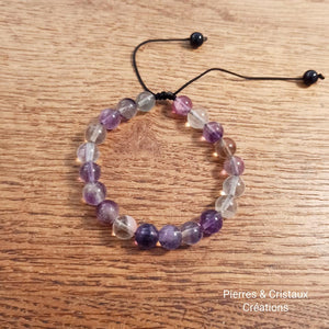 Bracelet réglable en Fluorite (Fluorine)